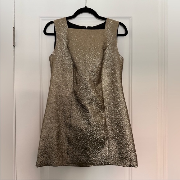 Abercrombie & Fitch Gold Mini Dress - Picture 3 of 4